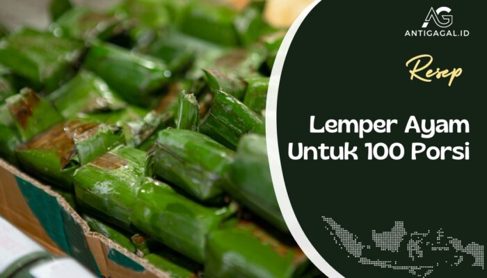 Resep Lemper Ayam untuk 100 Porsi